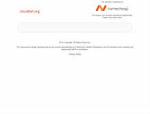 Tablet Screenshot of cloudbet.org